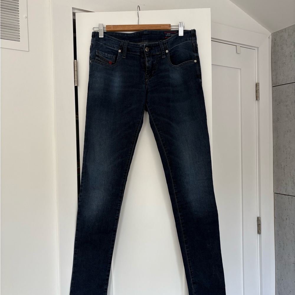 Diesel Grupee Slim Straight Jeans Denim/Sweatpants Collab